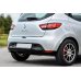 Накладки боковые на задний бампер на Renault Clio IV